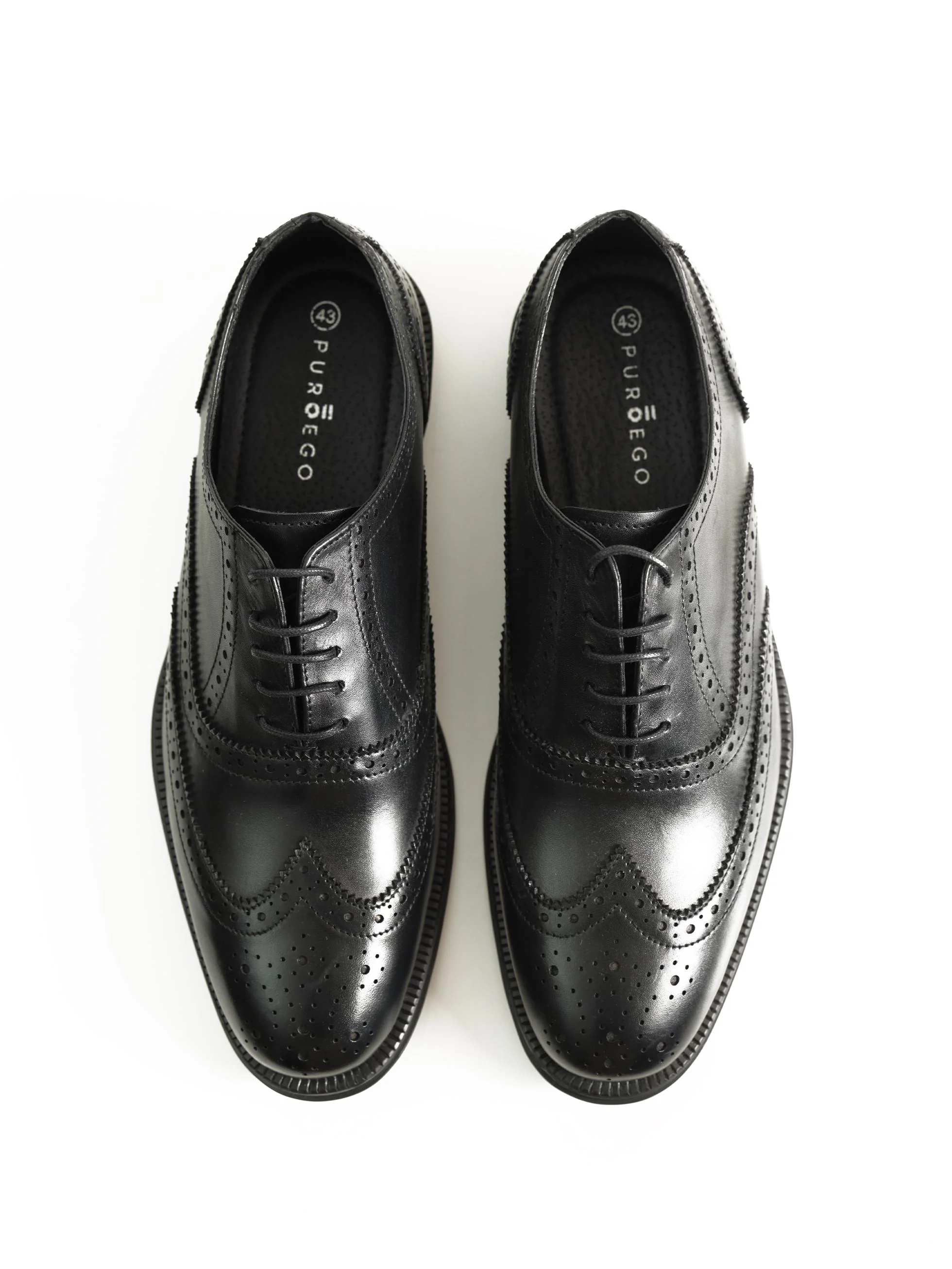 ZAPATO OXFORD PICADO BROGUE NEGRO - Image 3