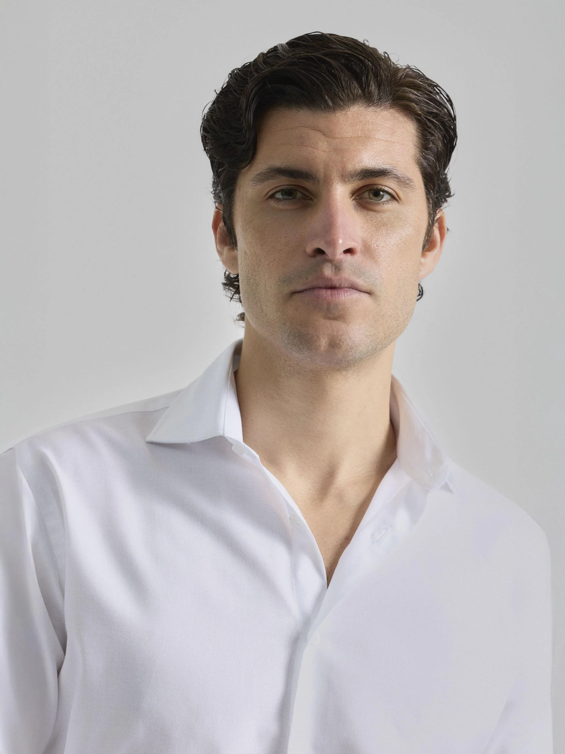 CAMISA VESTIR LISA BLANCA - Image 3