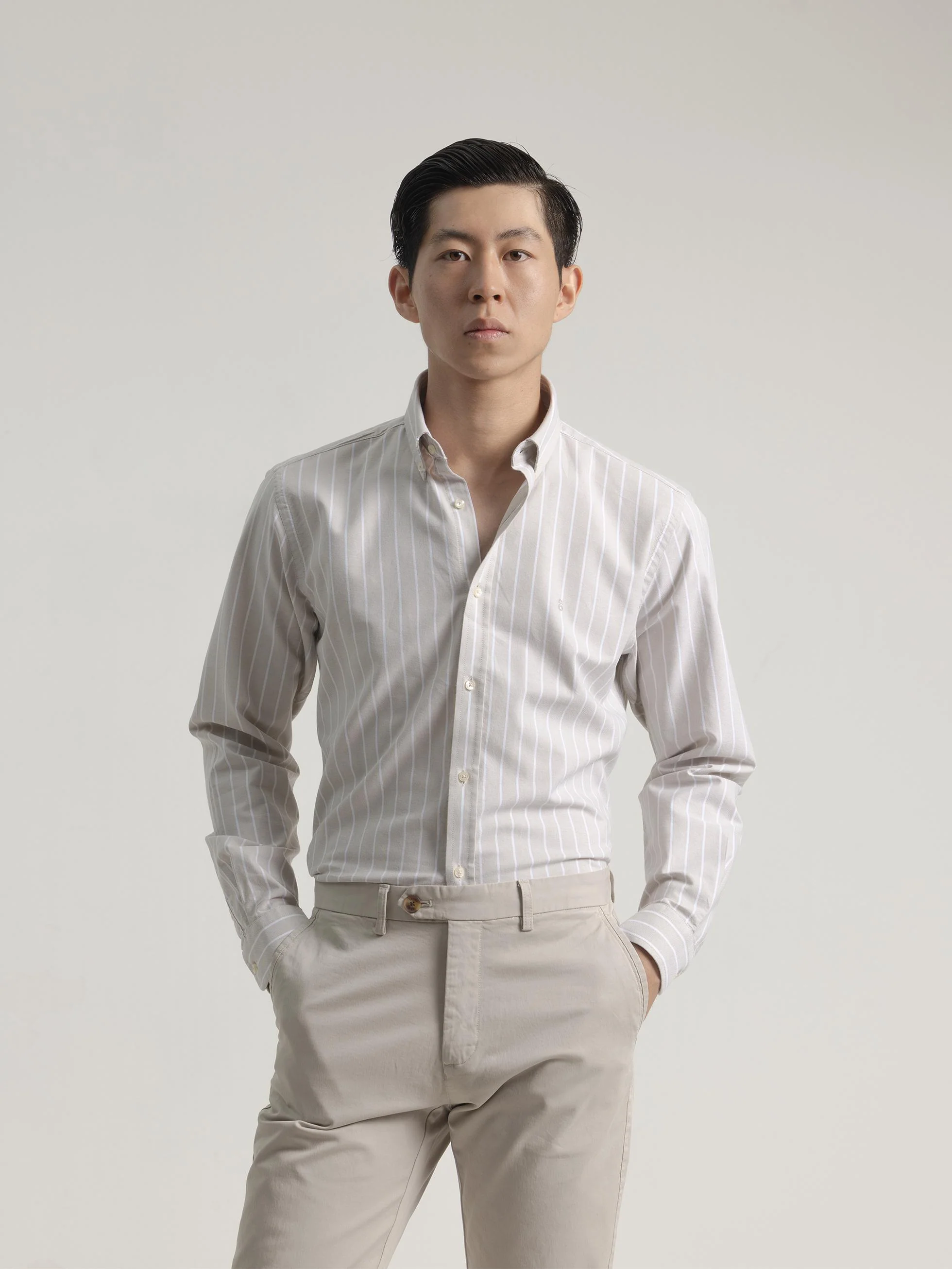 CAMISA OXFORD RAYA CUBIERTA ARENA - Image 3