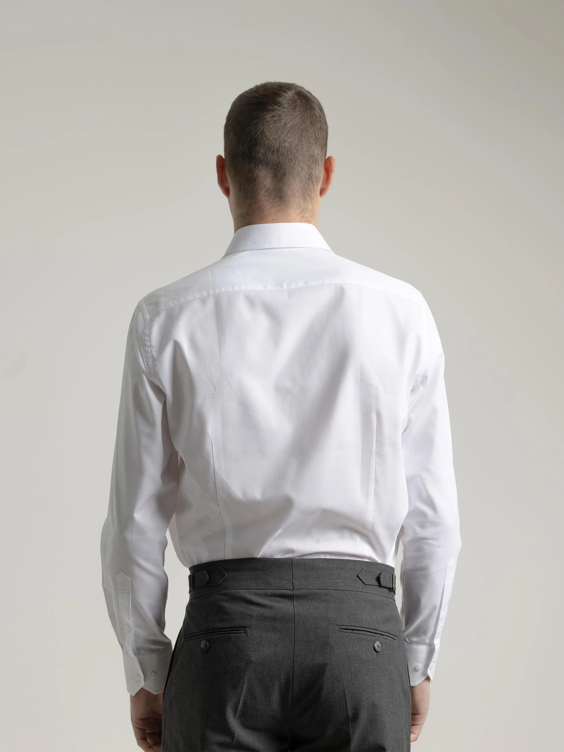 CAMISA VESTIR LISA BLANCA - Image 4