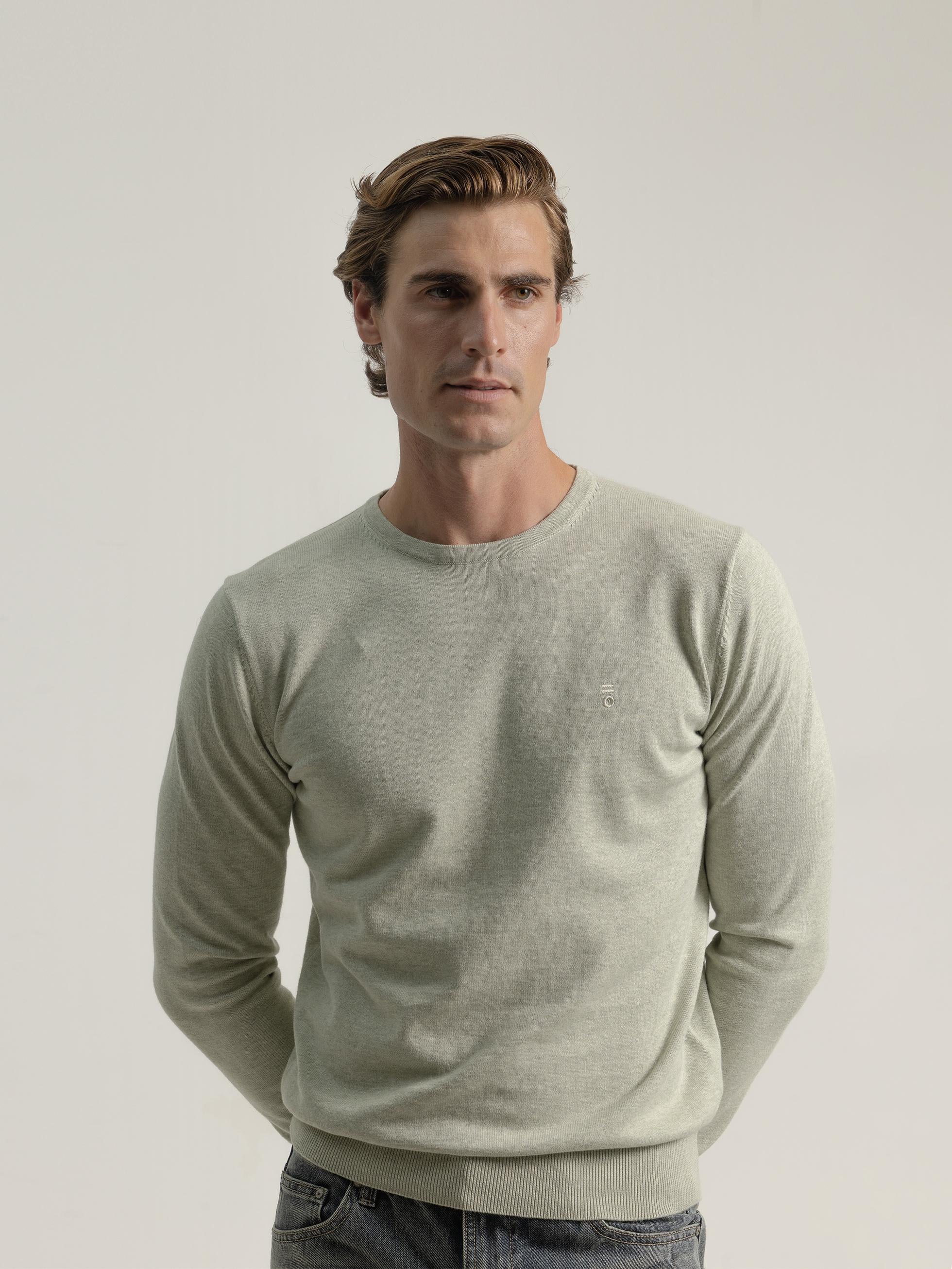 JERSEY ALGODÓN CUELLO REDONDO ALOE - Image 3