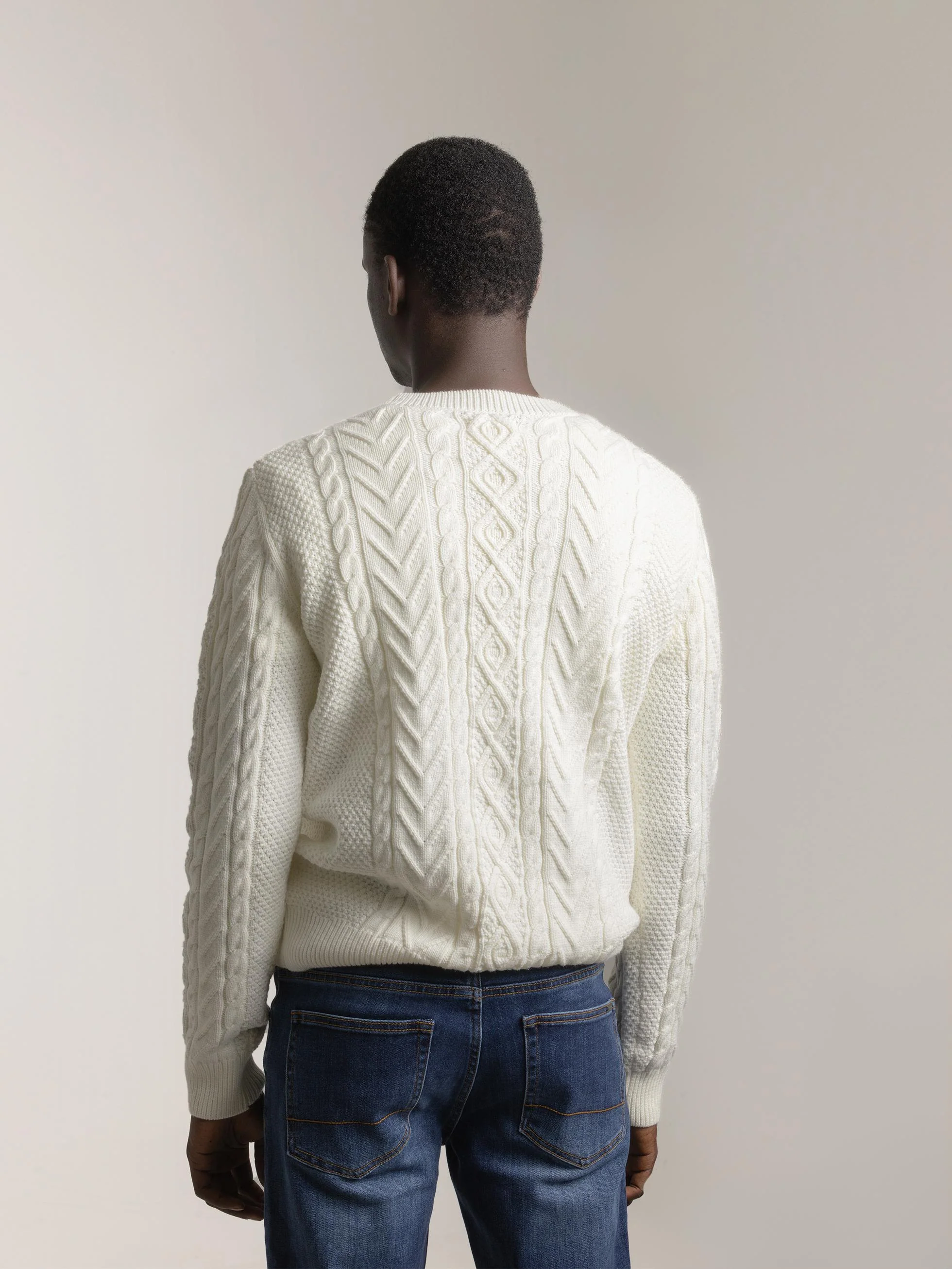 JERSEY JACQUARD BLANCO ROTO - Image 4