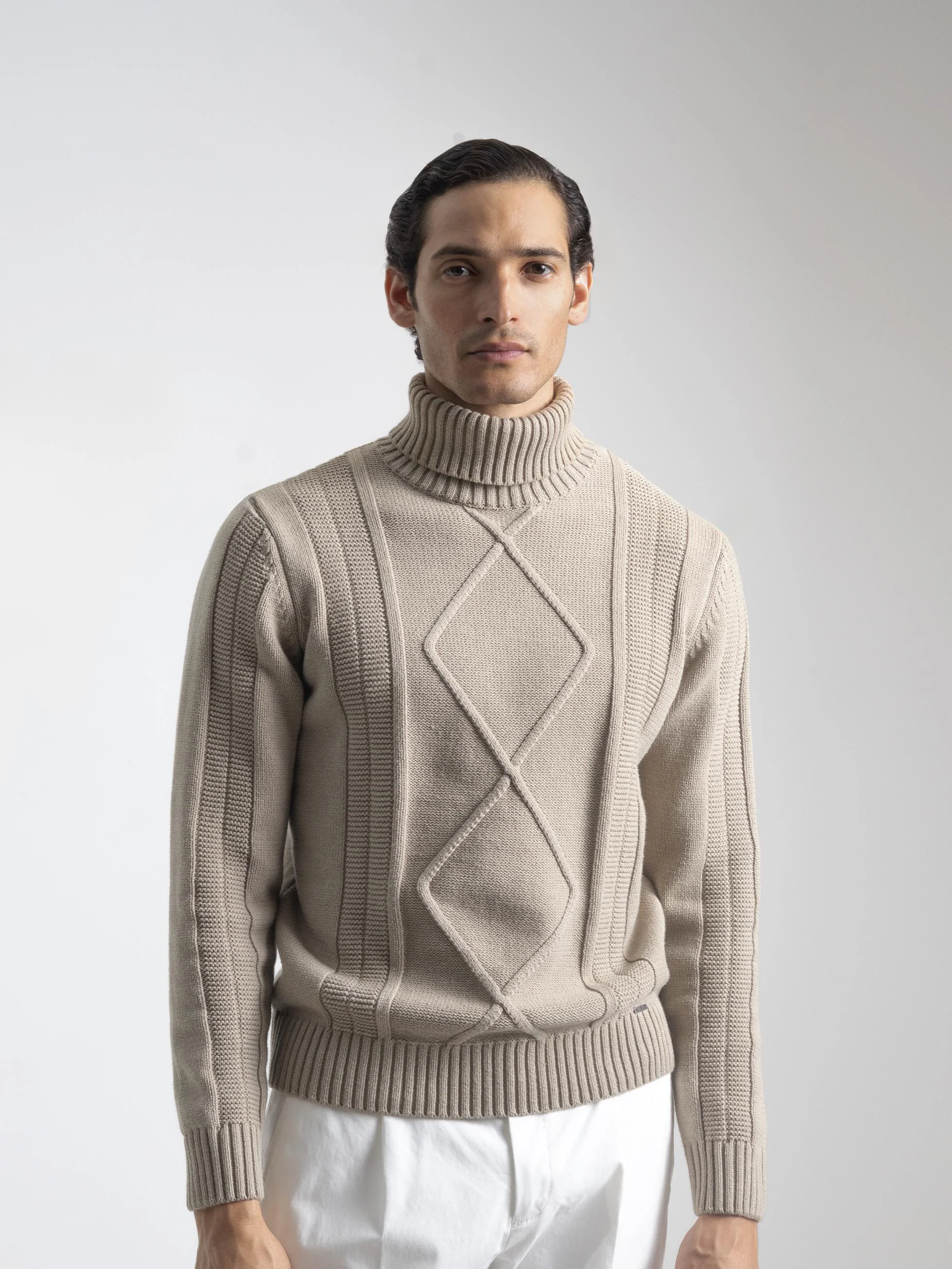 JERSEY ARAN CUELLO ALTO PIEDRA - Image 3