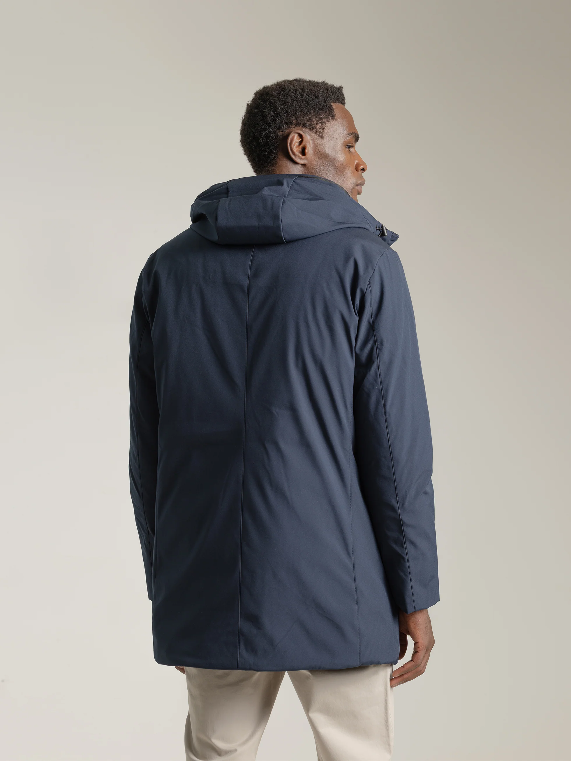 PARKA TÉCNICA CAPUCHA MARINO - Image 4
